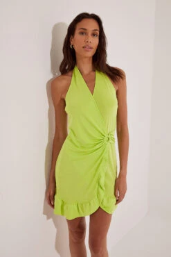 Mini Robe à Détails Volants -Lady Doux Soldes Magasin nakd frill detail mini dress 1018 009675 0010 4658