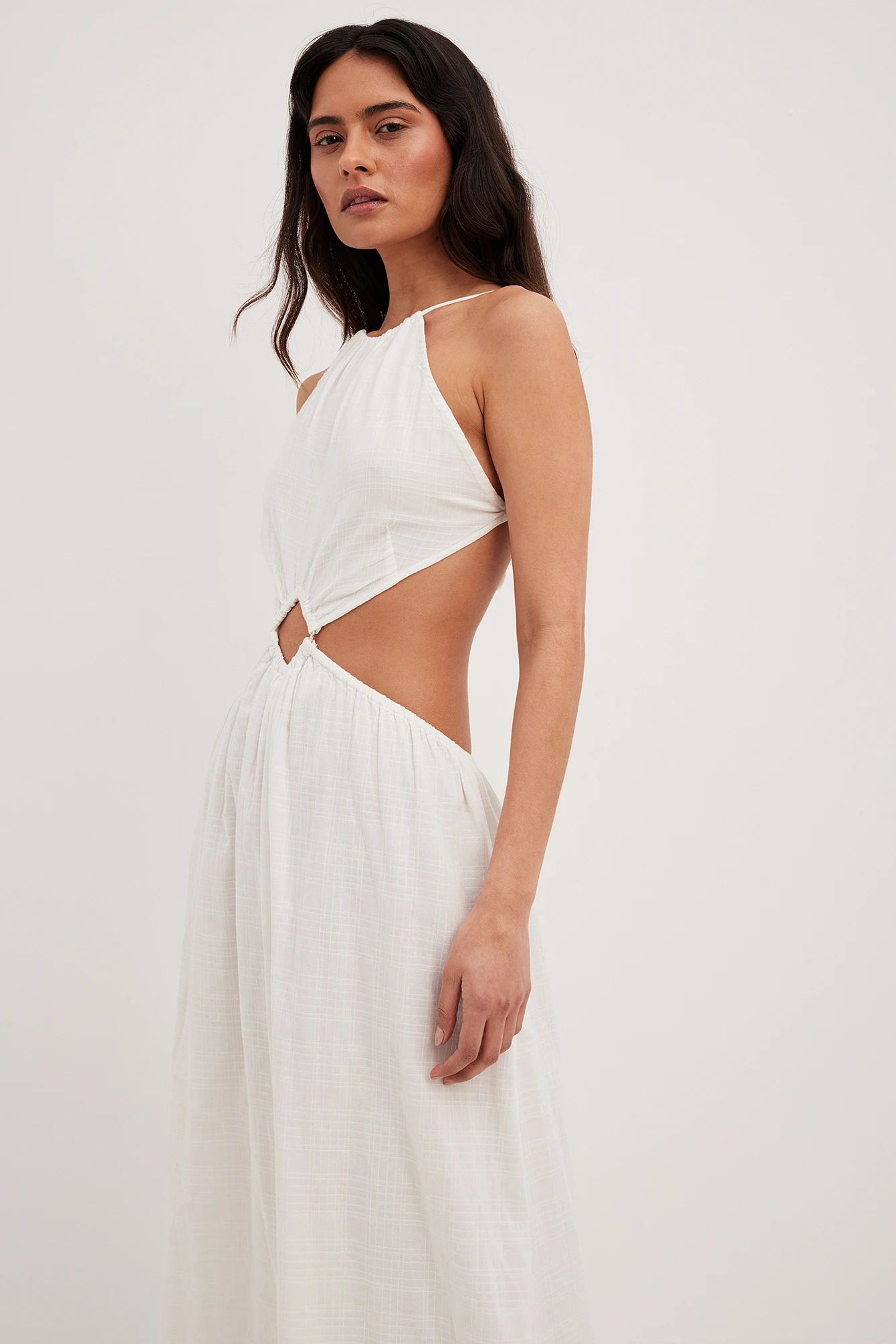 Robe Longue Fluide à Détail Sur Le Devant 11 Robe Longue Fluide à Détail Sur Le Devant – Image 11