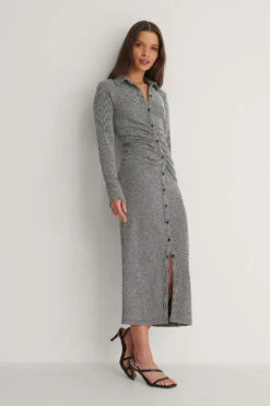 Robe Drapée Sur Le Devant -Lady Doux Soldes Magasin nakd front draped dress 1018 007448 0002 03c