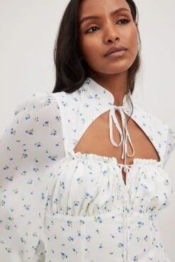 Robe Mi-longue à Fronces à Manches Longues 9 Robe Mi-longue à Fronces à Manches Longues -Lady Doux Soldes Magasin nakd gathered detail long sleeve midi dress 1736 000602 9668 0655