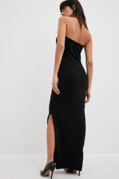 Robe Tube Longue Pailletée En Maille -Lady Doux Soldes Magasin nakd glitter knitted maxi tube dress 1100 006912 0002 2428