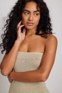 Robe Tube Longue Pailletée En Maille -Lady Doux Soldes Magasin nakd glitter knitted maxi tube dress 1100 006912 0013 3532