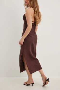 Robe Midi Dos Nu 9 Robe Midi Dos Nu -Lady Doux Soldes Magasin nakd halterneck midi dress 1018 006856 0017 37965 r