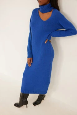 Maxi Robe Col Haut -Lady Doux Soldes Magasin nakd high neck cut out maxi dress 1018 009184 0003 37792