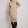 NA-KD Robe Tricotée Col Haut