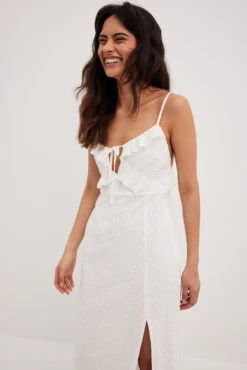 Maxi Robe à Fente Haute -Lady Doux Soldes Magasin nakd high slit maxi dress 1804 000015 0001 10383