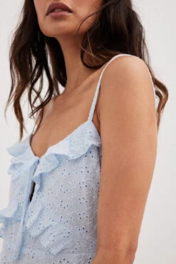 Maxi Robe à Fente Haute -Lady Doux Soldes Magasin nakd high slit maxi dress 1804 000015 0047 9443