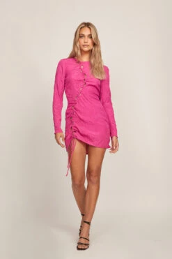 Robe Mini à Détails Trous -Lady Doux Soldes Magasin nakd hole detail mini dress 1018 008986 0015 01c