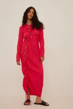 Robe Longue à Détails Trous -Lady Doux Soldes Magasin nakd hole details maxi dress 1018 008987 0004 0257