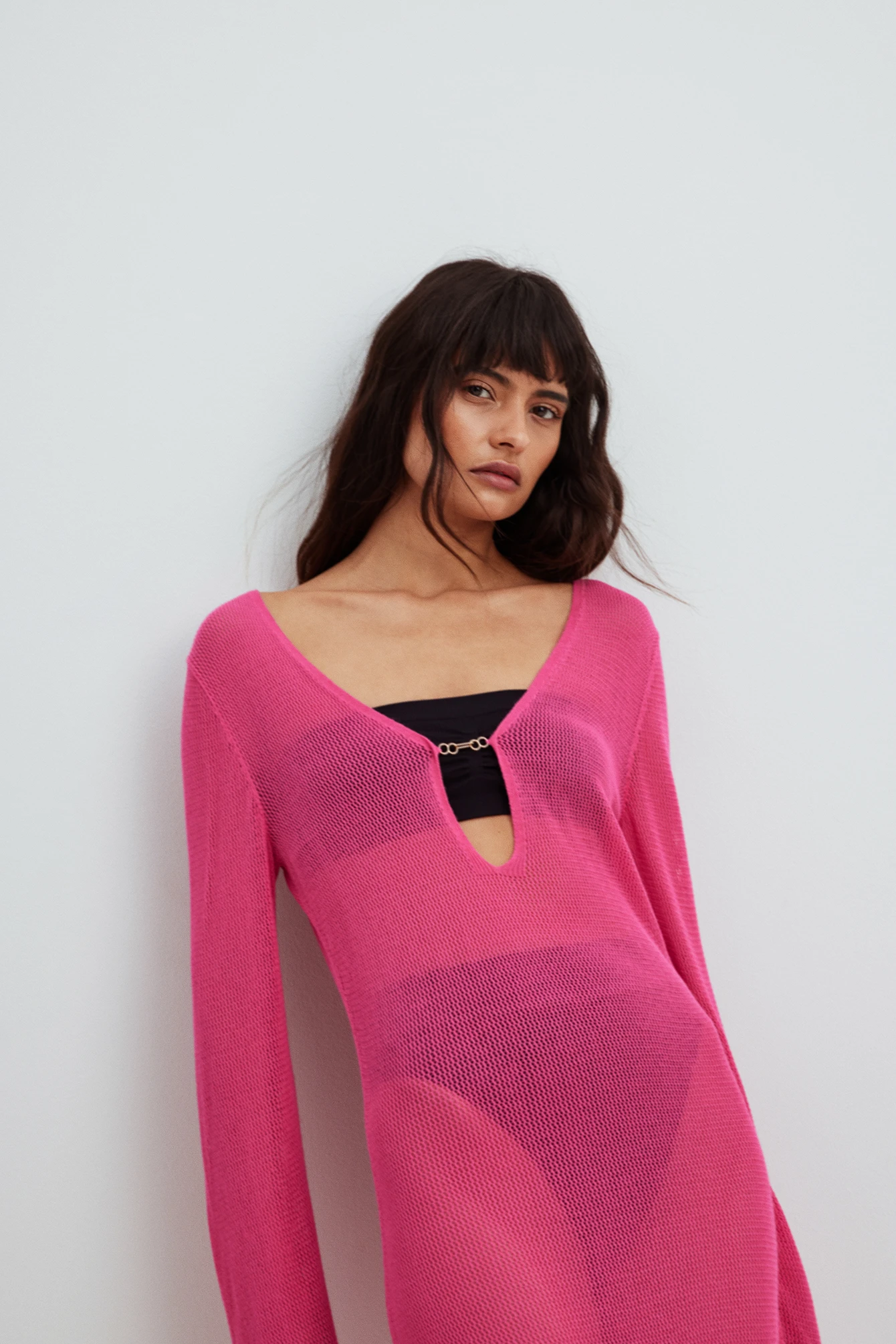 NA-KD Robe Longue En Maille Ajourée 11 NA-KD Robe Longue En Maille Ajourée – Image 11