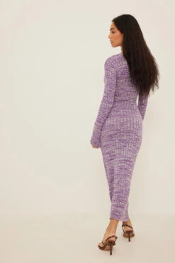 Robe Longue Nouée En Tricot -Lady Doux Soldes Magasin nakd knitted tie detail maxi dress 1018 009193 7940 4833