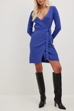 NA-KD Robe Mini Portefeuille à Ceinture