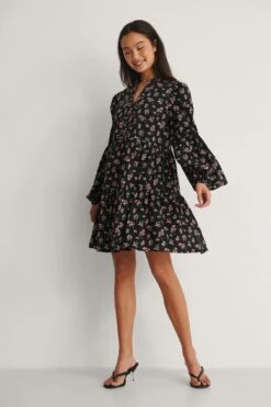 Robe Mini -Lady Doux Soldes Magasin nakd long sleeve a line mini dress 1014 001129 9327 03c r