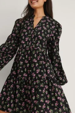 Robe Mini -Lady Doux Soldes Magasin nakd long sleeve a line mini dress 1014 001129 9327 04g r