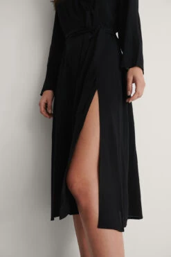 NA-KD Robe Cache-cœur à Manches Longues -Lady Doux Soldes Magasin nakd long sleeve kimono dress 1660 000535 0002 04 1