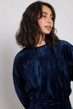 Robe Courte Ample En Velours -Lady Doux Soldes Magasin nakd loose velvet mini dress 1017 002018 0003 31436