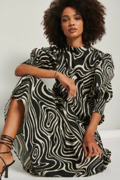 Maxi Robe En Coton -Lady Doux Soldes Magasin nakd maxi cotton dress 1018 008457 0698 02g