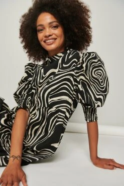 Maxi Robe En Coton -Lady Doux Soldes Magasin nakd maxi cotton dress 1018 008457 0698 03g