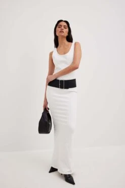 NA-KD Robe Longue En Denim 16 NA-KD Robe Longue En Denim -Lady Doux Soldes Magasin nakd maxi denim dress 1018 010476 0001 11491 01c