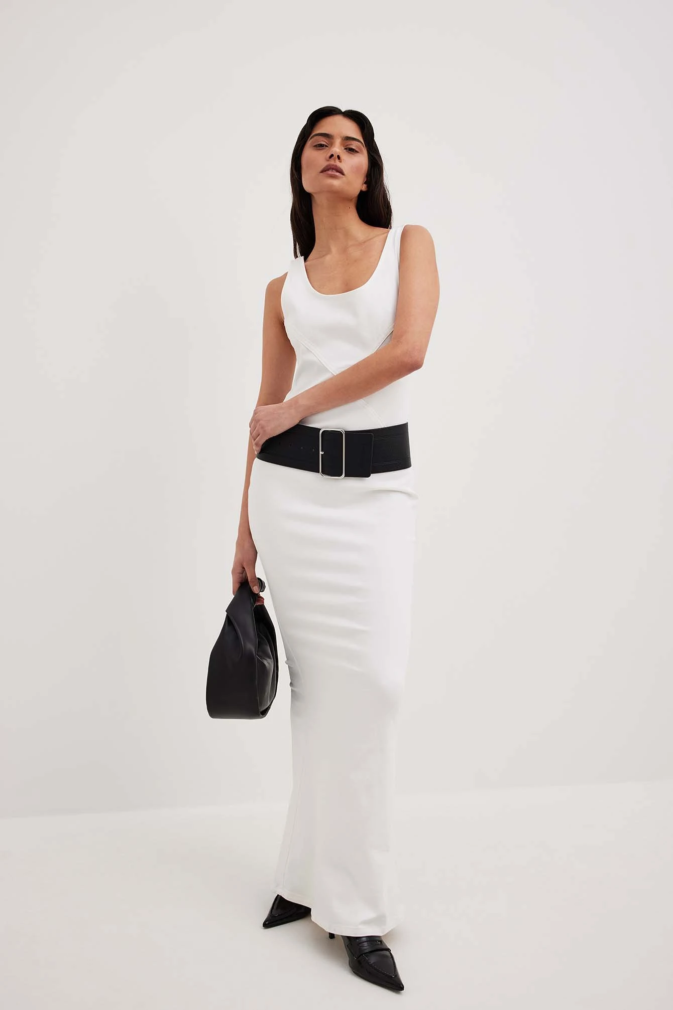 NA-KD Robe Longue En Denim 4 NA-KD Robe Longue En Denim – Image 4