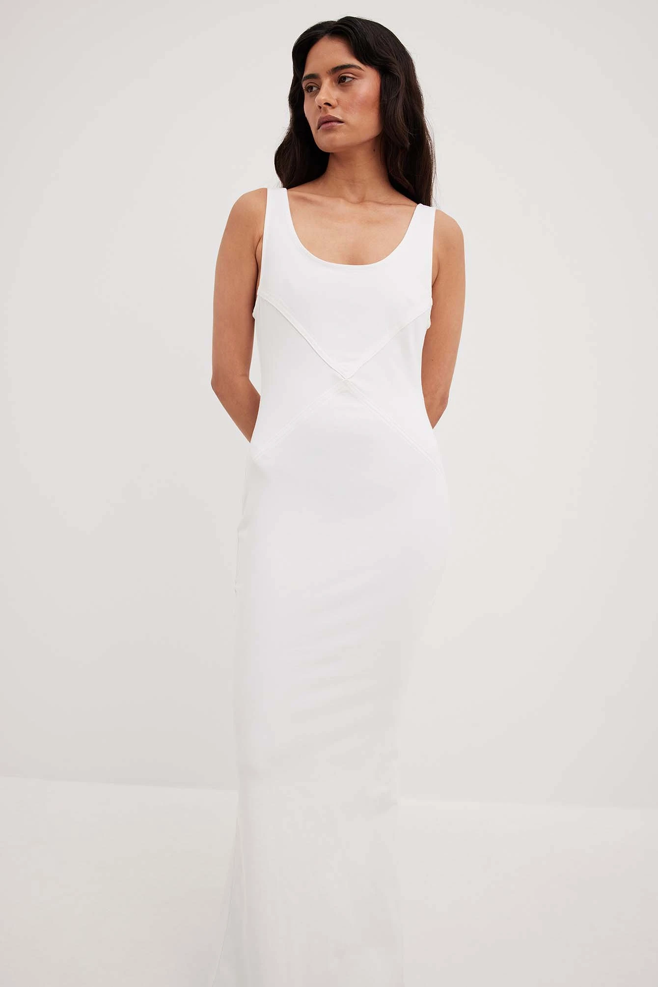 NA-KD Robe Longue En Denim 3 NA-KD Robe Longue En Denim – Image 3