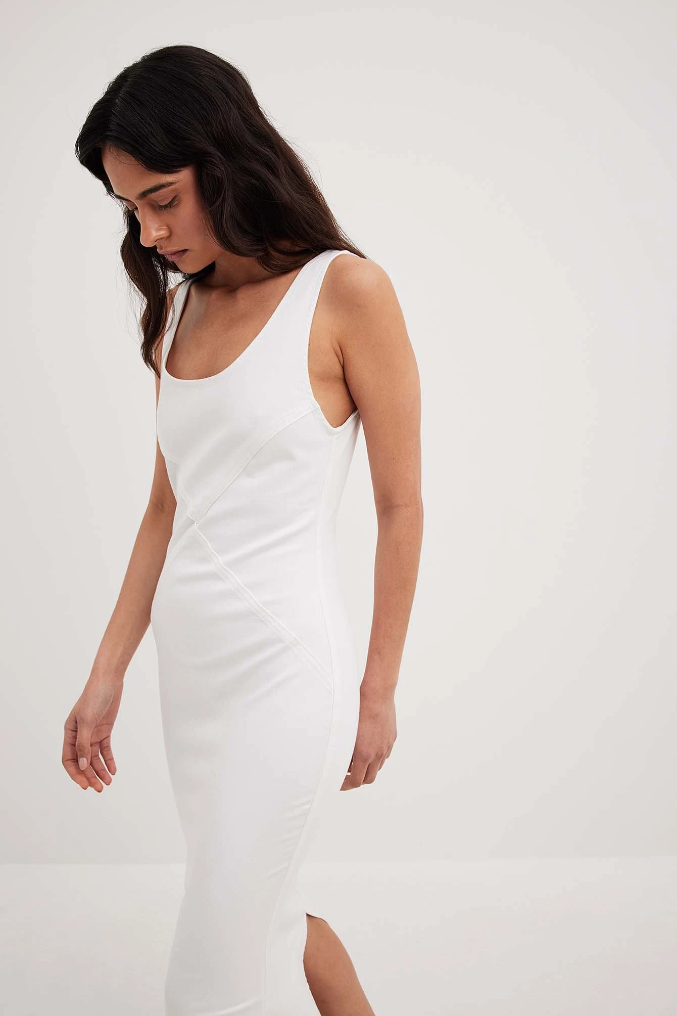 NA-KD Robe Longue En Denim 1 NA-KD Robe Longue En Denim