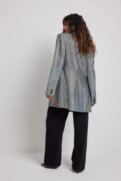 Robe Blazer Métallisée -Lady Doux Soldes Magasin nakd metallic blazer dress 1017 001766 0303 9350