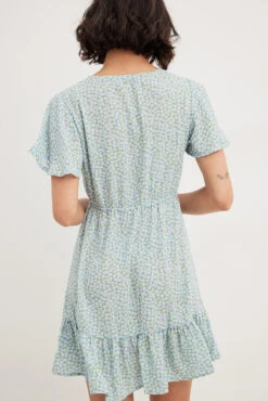 NA-KD Robe Mini Boutonnée à Motifs -Lady Doux Soldes Magasin nakd mini printed buttoned dress 1100 006140 0003 28949