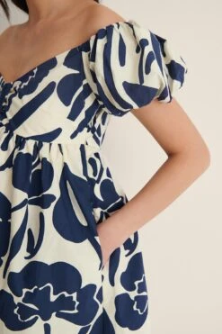 Robe Mini à épaules Dénudées 13 Robe Mini à épaules Dénudées -Lady Doux Soldes Magasin nakd off shoulder mini cotton dress 1018 007316 1616 05g