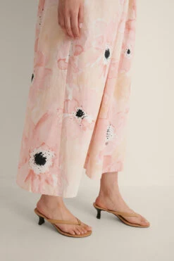 Robe Mi-longue à épaules Dénudées -Lady Doux Soldes Magasin nakd off shoylder midi cotton dress 1018 007318 9381 04g 1