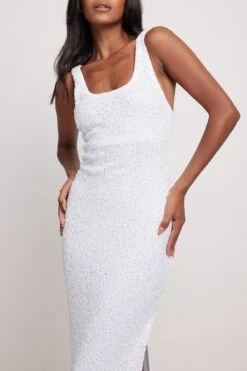 Maxi Robe à Paillettes Dos Ouvert -Lady Doux Soldes Magasin nakd open back sequin dress 1778 000007 0001 02