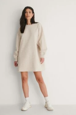 Robe Sweatshirt Oversize Bio -Lady Doux Soldes Magasin nakd organic oversized sweatshirt dress 1018 007266 0295 03c