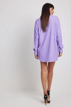 Robe Chemise Oversize à Sequins 16 Robe Chemise Oversize à Sequins -Lady Doux Soldes Magasin nakd oversized sequin shirt dress 1017 001565 0208 10058 1