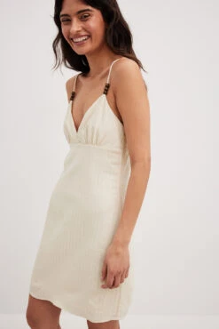 Robe Courte à Perles