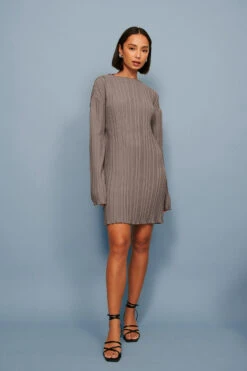 Robe Plissée -Lady Doux Soldes Magasin nakd pleated detail dress 1733 000023 9590 03c