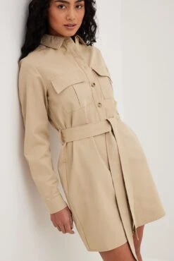 NA-KD Robe Courte Avec Poches -Lady Doux Soldes Magasin nakd pocket details mini dress 1100 007013 0005 24123