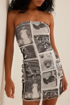 NA-KD Mini Robe Imprimée 7 NA-KD Mini Robe Imprimée -Lady Doux Soldes Magasin nakd printed tight fit mini dress 1018 009481 7919 7474