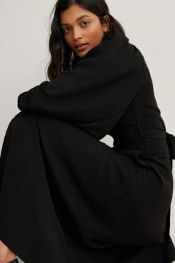 Robe Portefeuille À Manches Bouffantes