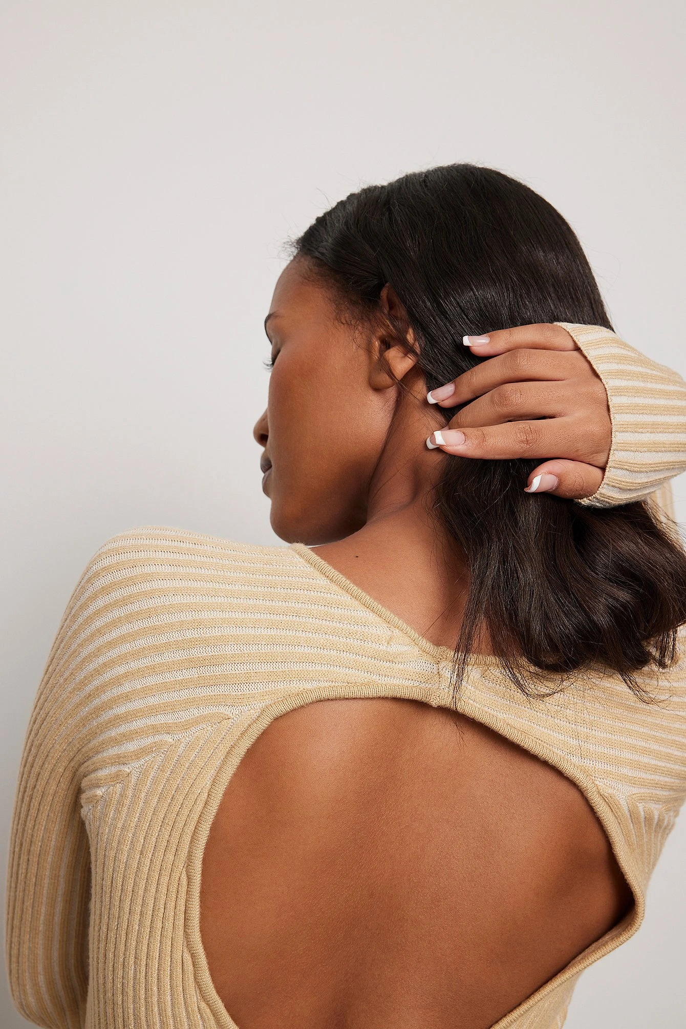 Robe Mi-longue En Maille Côtelée 1 Robe Mi-longue En Maille Côtelée