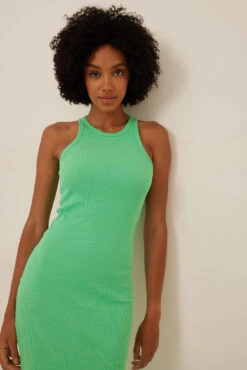 Maxi Robe Côtelée -Lady Doux Soldes Magasin nakd ribbed maxi dress 1044 000262 0010 5641