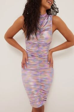 Robe Mini 12 Robe Mini -Lady Doux Soldes Magasin nakd rouched shiny mini dress 1018 009485 0368 0741