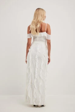 Robe Longue Transparente Avec Dentelle -Lady Doux Soldes Magasin nakd sheer lace detail maxi dress 1017 002211 0001 22750