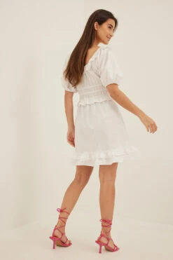 Robe Mini En Coton 6 Robe Mini En Coton -Lady Doux Soldes Magasin nakd shirred cotton mini dress 1100 004282 0001 0527