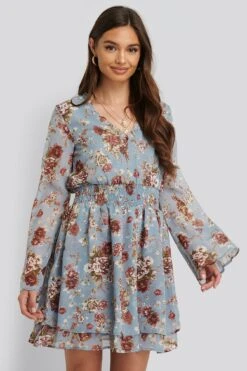 Robe Froncée 19 Robe Froncée -Lady Doux Soldes Magasin nakd shirred detail dress 1014 000784 2271 01j