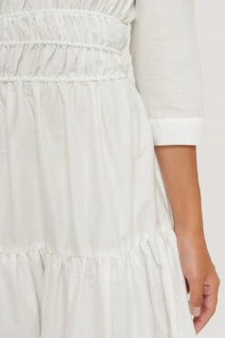 Robe Froncée -Lady Doux Soldes Magasin nakd shirred midi dress 1018 004469 0001 05g r