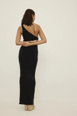 Robe Longue à Bretelles -Lady Doux Soldes Magasin nakd strap detail waterfall front maxi dress 1018 009768 0002 04