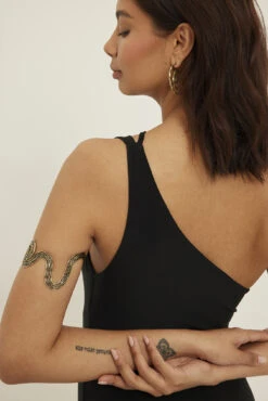 Robe Longue à Bretelles -Lady Doux Soldes Magasin nakd strap detail waterfall front maxi dress 1018 009768 0002 05