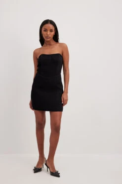 Robe Bandeau Courte Structurée -Lady Doux Soldes Magasin nakd structured bandeau mini dress 1017 002230 0002 37242