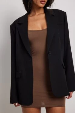 Robe Mini Ajustée à Fines Bretelles 26 Robe Mini Ajustée à Fines Bretelles -Lady Doux Soldes Magasin nakd thin strap fitted mini dress 1044 000215 0017 0501