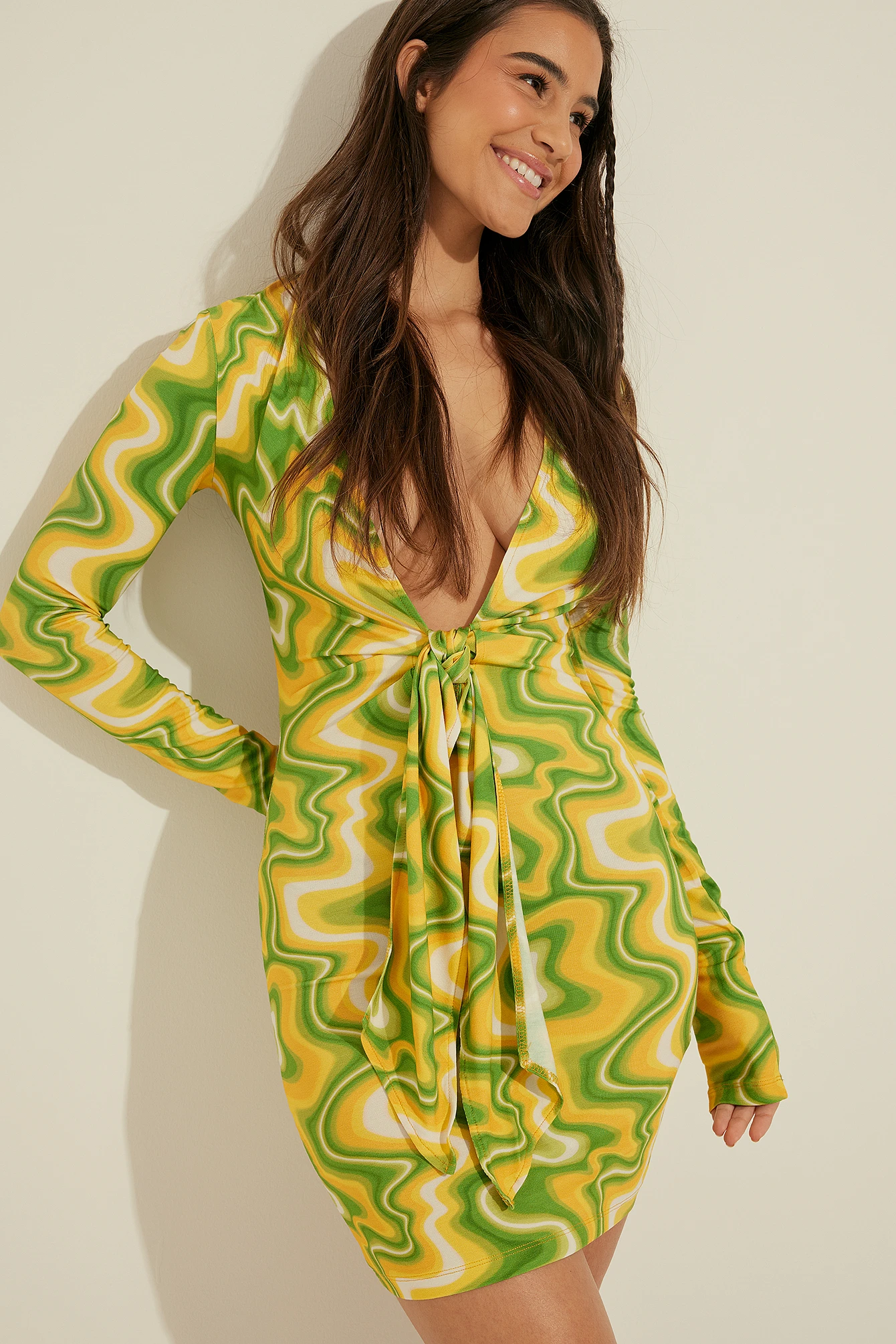 Robe Mini Nouée 5 Robe Mini Nouée – Image 5